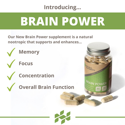 Introducing...BRAIN POWER - Our New Natural Nootropic