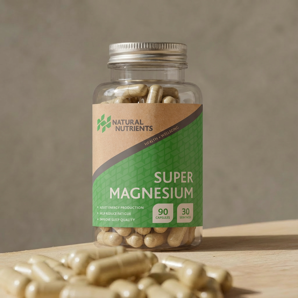 Magnesium Rsa Super Magnesium | Citrate and Bisglycinate | 100% RDA – Natural Nutrients