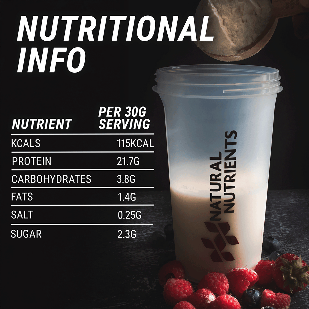 Natural Grass Fed Whey Protein CONCENTRATE - Strawberry