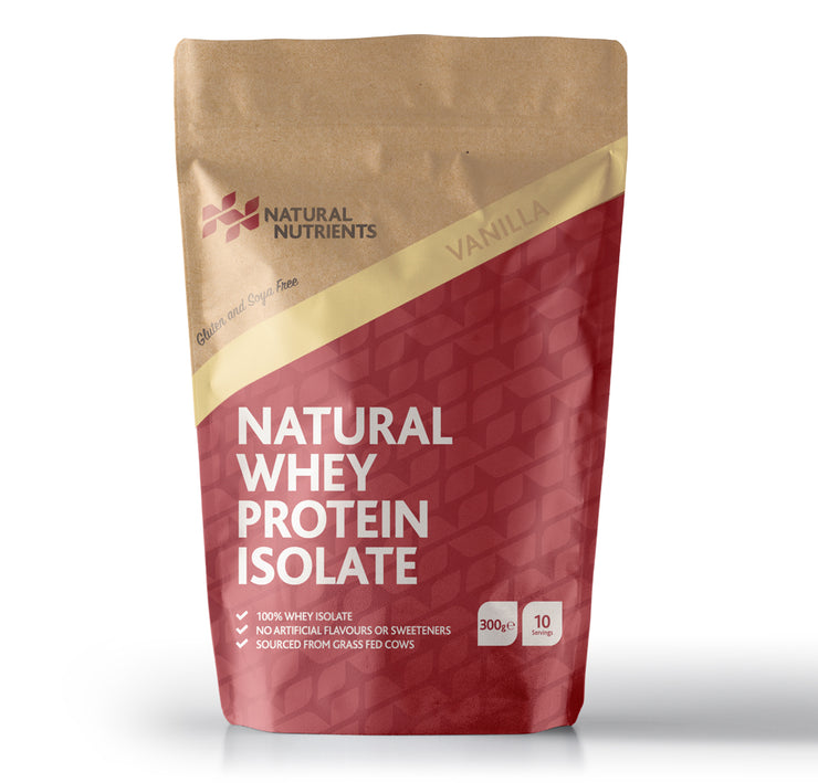 Natural Whey Protein Isolate | Grass Fed | Vanilla Flavoured Powder