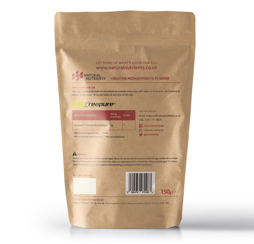 Creapure® Creatine Monohydrate Powder Back