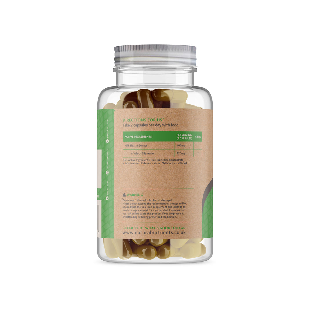 Milk Thistle Capsules - 120 Caps - Reverse