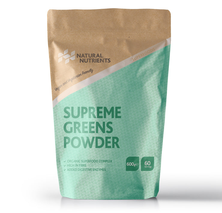 Supreme Greens Powder | Organic Superfood Drink 600G