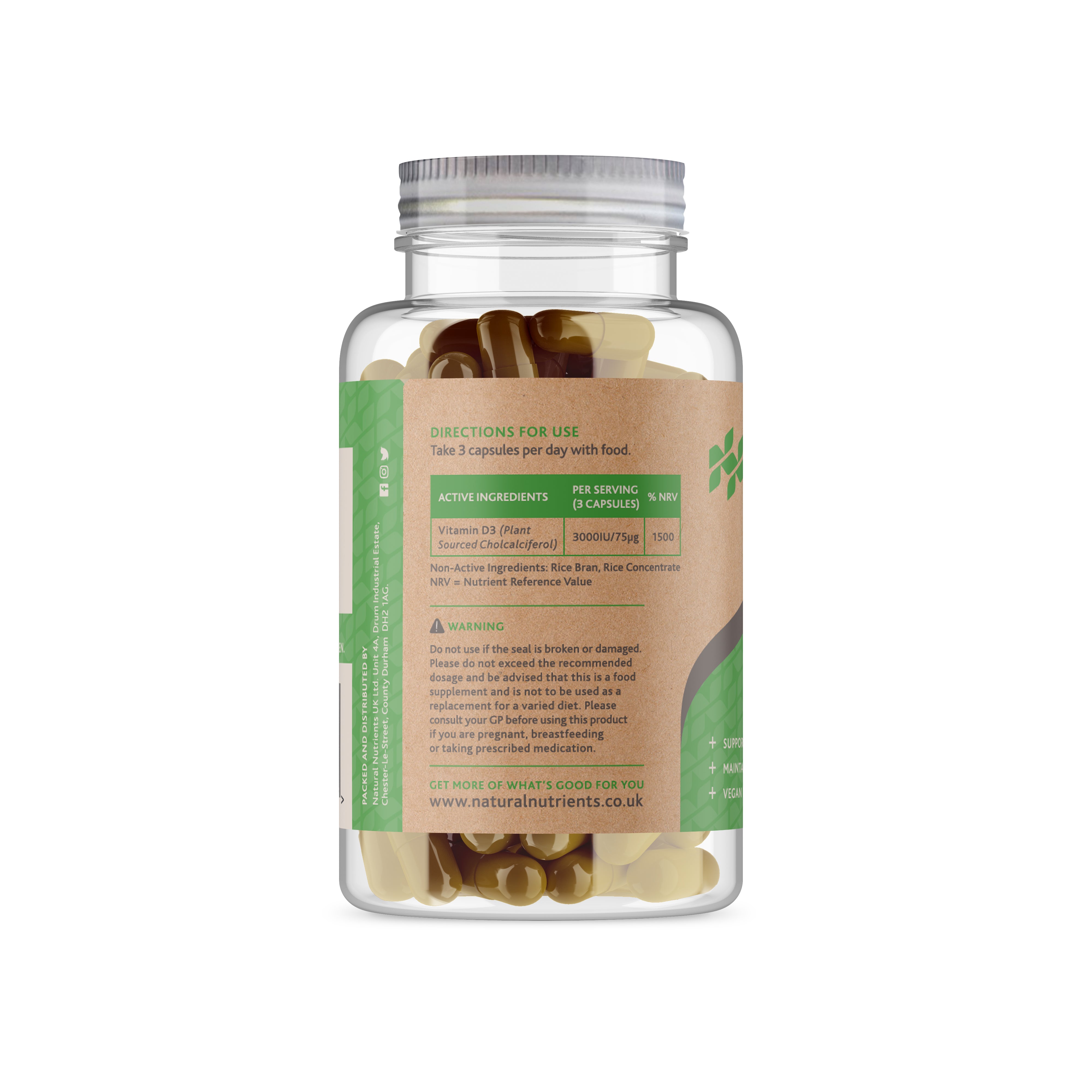 Vegan Vitamin D3 | High Potency | Plant-Sourced