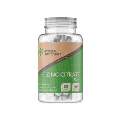Zinc Citrate Supplement | High Strength